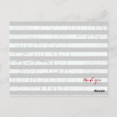 'Dank je wel' dankwoorden Briefkaart (Achterkant)