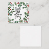 dank je wel dat je me hebt geholpen met het groeie notitiekaartje (Voorkant / Achterkant)