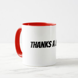 dank je wel een latte mok