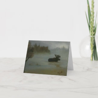 Dank je wel elanden wenskaart bedankkaart