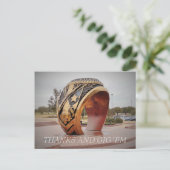 Dank je wel en Gig 'Em Briefkaart (Staand voorkant)