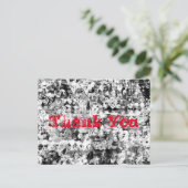 Dank je wel, graffiti in de straten briefkaart (Staand voorkant)