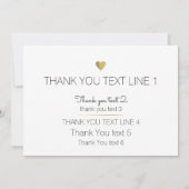 dank je wel , initialen en koppels , helder en ele kaart (Achterkant)