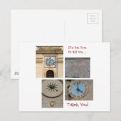 Dank je wel Klokkentorens Briefkaart (Voorkant / Achterkant)