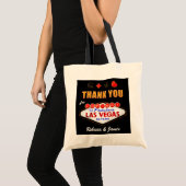 Dank je wel Las Vegas Sign Fabulous Casino Night Tote Bag (Voorkant (product))