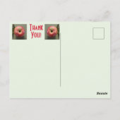 Dank je wel met een appel briefkaart (Achterkant)