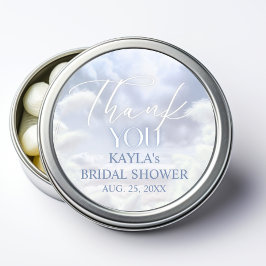 Dank je wel Op Cloud Nine 9 Pampas Bruidsfeest Ronde Sticker