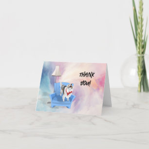 Dank je wel Sheltie Dog Feestdagen Kaart