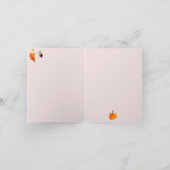 Dank je wel Thanksgiving Kaart (Binnen)