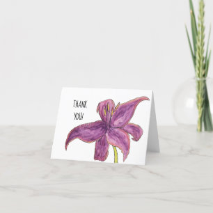 Dank je wel van de Kaart Bloemen