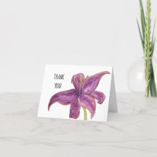 Dank je wel van de Kaart Bloemen