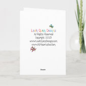 Dank je wel Van onderuit mijn hart en ziel kaart (Achterkant)