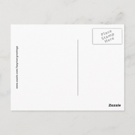 Dank je wel Violets Briefkaart (Achterkant)