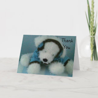 DANK JE WEL VOOR BABY SHOWER BEDANKKAART