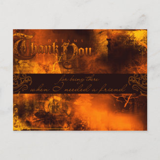 Dank je wel voor het feit dat ik er was toen ik ee briefkaart