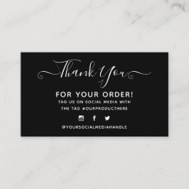 Dank je wel voor het mooie visitekaartje