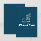 Dank je wel voor mij bedankkaart (Voorkant / Achterkant)