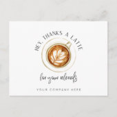 Dank je wel voor verwijzingen Vastgoed Briefkaart (Voorkant)