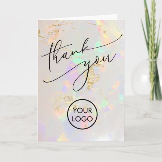 dank je witte opaal textuurkaart kaart (Voorkant)