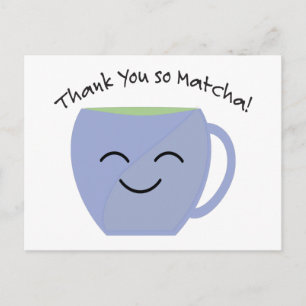 Dank Je Zo Matcha Briefkaart