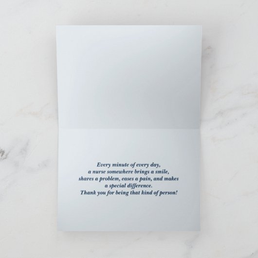 Dank je zuster. Stethoscoop en Daisy Kaart (Binnen)