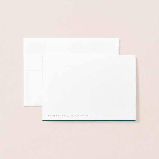 Dank je, zuster. Stethoscoop en Daisy Luxe Folie Kaarten (Met envelop)