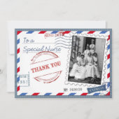 Dank je, zuster. Verpleegkundigen Platte Kaart (Voorkant)