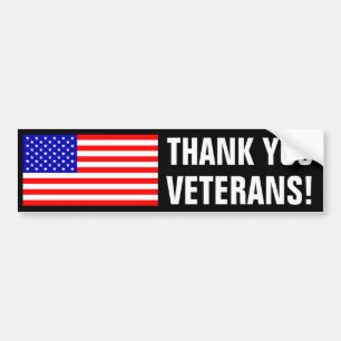 Dank jullie veteranen! bumpersticker