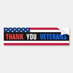 Dank jullie veteranen! bumpersticker