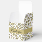 Dank u 60th Nummerpatroon Gold/White Bedankdoosjes (Geopend)