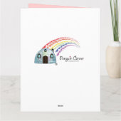 Dank u aan een Leraar van de Yoga Bedankkaart (Achterkant)