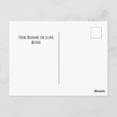 Dank u Aangepast Tennis Aangepast Briefkaart (Achterkant)