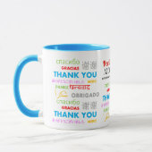 Dank u Accountant Gift Gepersonaliseerd Modern Fun Mok (Links)