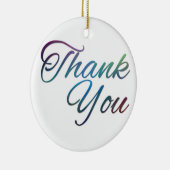 Dank u Afbeeldingen Keramisch Ornament (Rechts)