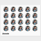 Dank u Afstuderen Ronde Sticker (Vel)