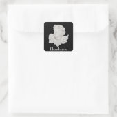 Dank u, Angel, sticker voor de waardering (Tas)