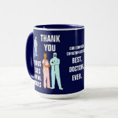 Dank u Artsen Verpleegkundigen Essential Workers Mok (Voorkant links)