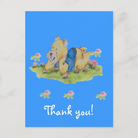 dank u baby Briefkaart (Voorkant)