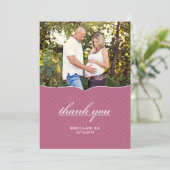 Dank u Baby shower Foto Flat Kaart (Staand voorkant)