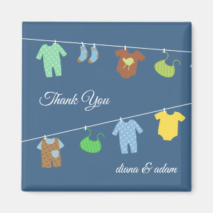 Dank u Baby shower Magnet Magneet
