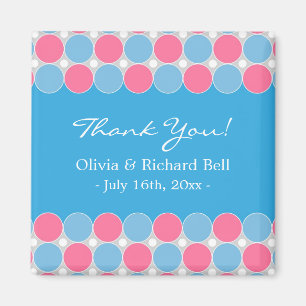 Dank u Baby shower Magnet Magneet