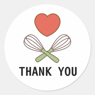 Dank u Baker's Stickers