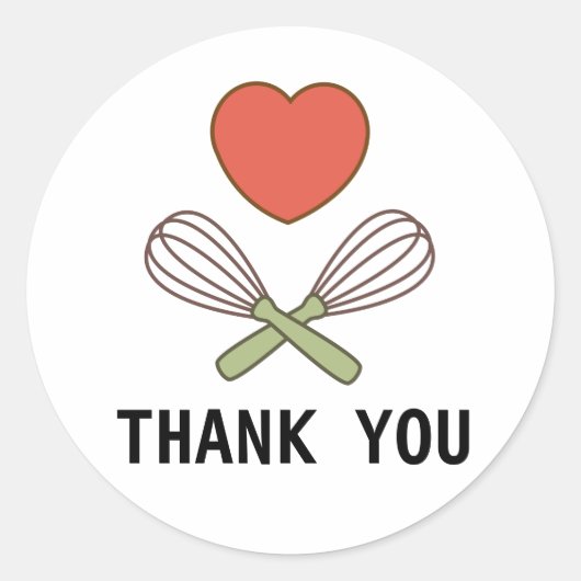 Dank u Baker's Stickers (Voorkant)