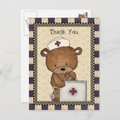 Dank u Beer Nurse briefkaart (Voorkant / Achterkant)