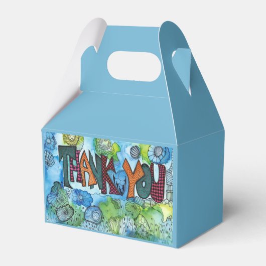 Dank u behandelt doos bedankdoosjes (Achterkant)