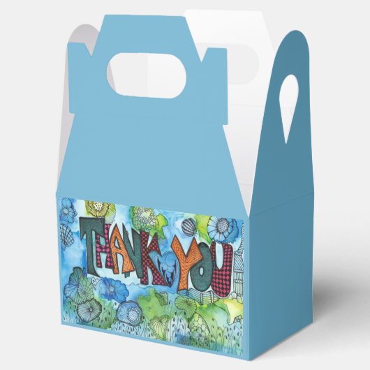 Dank u behandelt doos bedankdoosjes (Geopend)