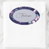 "Dank u" Berry Sparkle Sticker (Tas)