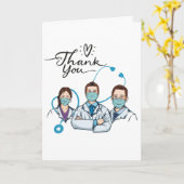 Dank u beste arts medisch team waardering kaart (Gele Bloem)