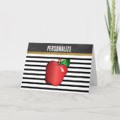 Dank u - Beste leraar Kaart (Voorkant)