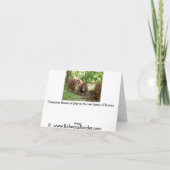 Dank u, beste vrienden bedankkaart (Achterkant)